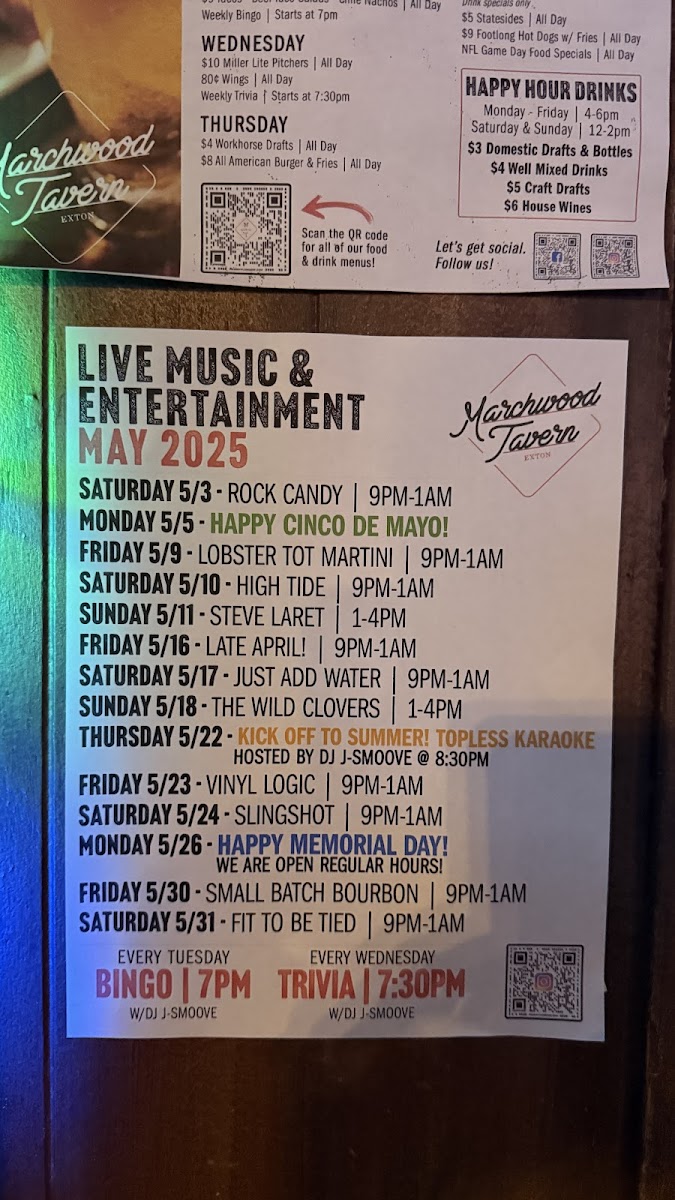 Menu Marchwood Tavern-4