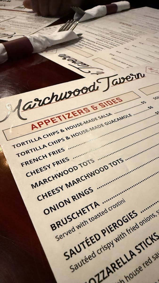 Menu Marchwood Tavern-7